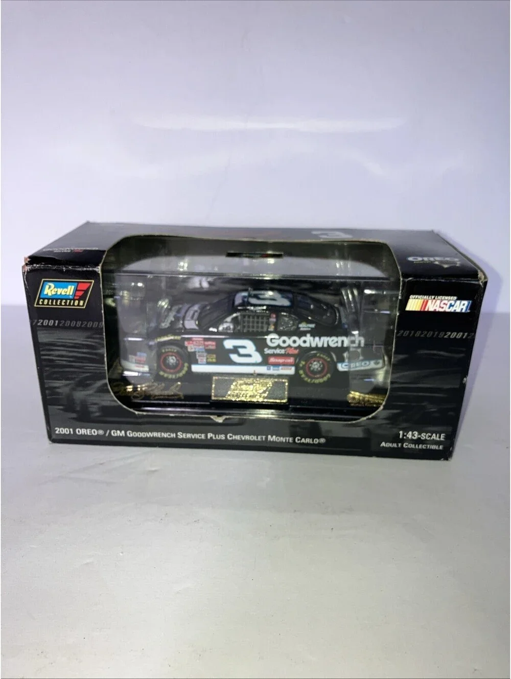 VTG 2001 Revell Dale Earnhardt Goodwrench Oreo #3 NASCAR Monte Carlo 1:43 NEW